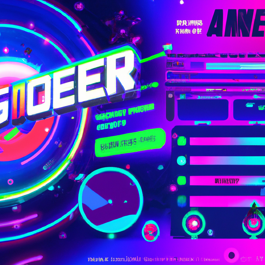 Hero: stylized arcade HUD overlaid on playful level map